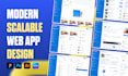 design modern UI UX design prototype and wireframes