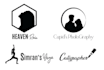 design custom minimal silhouette mascot face logo from your image