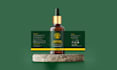 do premium oil bottle label box packaging design