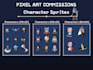create vibrant and charming pixel art for you