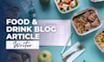 write SEO optimized articles or blog posts about food, drink and recipe