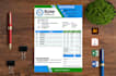 design modern invoice, letterhead, quotation, receipt, order form or worksheet