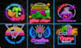 make neon logo,neon text,neon sign and 3d neon intro