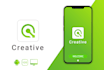 do a minimal mobile app icon and website logo design