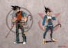 draw character design in manga style