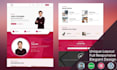 design portfolio website and resume website using wordpress