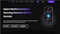 develop responsive webflow landing page