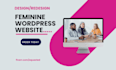 design feminine wordpress website