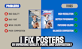 fix poorly designed posters for a professional look