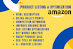 do amazon listing and optimization