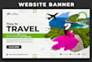 design website banner, header, slider, hero image, and web banners
