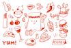 create hand drawn vector icons for your products or website
