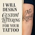 create a tattoo lettering design for you