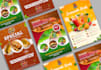 design an elegant restaurant flyer and menu