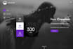 design modern coming soon page or under construction