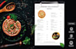 design professional and modern print menu food menu