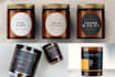 do editable candle label design template