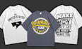 do bulk t shirt designs for merch, teespring and printfull