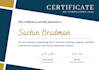 design an attractive printable certificate and business card