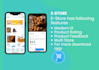 develop flutter app for android and ios with firebase and rest api