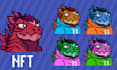 create 2d,pixelated nft art and cartoon character 1k,5k,100k