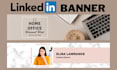 design your linkedin banner, header and cover
