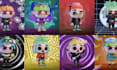 create a 3d character nft art model collection