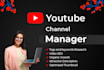 manage your youtube channel