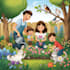 draw pretty and beautiful children book illustration