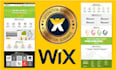 design and redesign responsive wix website and wix store