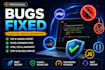 fix laravel, php, mysql, html, css, js bugs