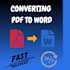 convert the hard copy document into to soft copy