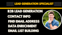 b2b lead generation, linkedin lead generation and contact prospect email list