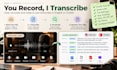 transcribe audio and video to text in english or turkish