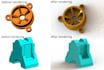 design engineering parts with provided drawing and render it