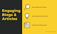 write engaging blogs and articles