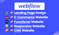 convert figma to webflow, webflow design, webflow responsive website
