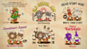 create 1930s rubber hose vintage cartoon characters