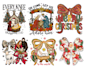 create christmas, retro vintage xmas tshirt design