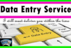 do data entry, web scraping or copy paste