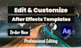 edit or customize after effects template