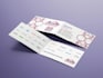design a modern luxury bi fold business card