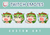 draw custom twitch emotes and sub badges