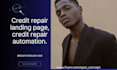 design a credit repair landing page and sales funnel