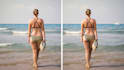 do body and face slimming and reshaping retouch in photoshop