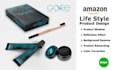 do product photography photo editing with infographic design