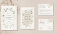 create an elegant wedding invitation card design