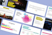 design a modern and professional presentation