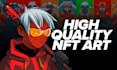create unique pfp collectible nft art