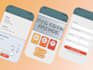 create a mockup of a mobile app